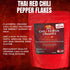 3.5oz EZ THAI - Chili Pepper Flakes - Thai Red Chilli Crushed Powder Seasoning Spice for Chinese, Mexican, & Asian