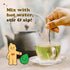 Pocas 20 Packets Honey Ginger Instant Tea Powder, Green Tea Flavor, Ginger Extract & Real Sweetener, per Box