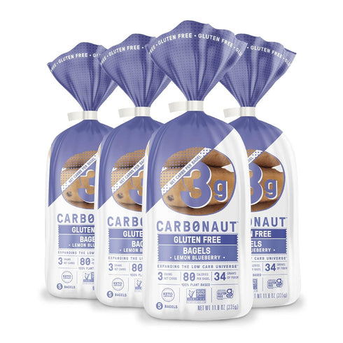 Carbonaut Gluten Free Bagels, Low Carb Bagels, Keto Bagels, Keto-Certified Food, Bread,