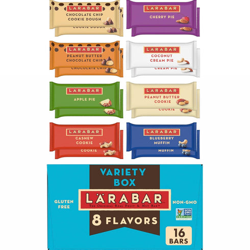 Larabar Variety Pack, Gluten Free Vegan Fruit & Nut Bars, 1.7 oz,