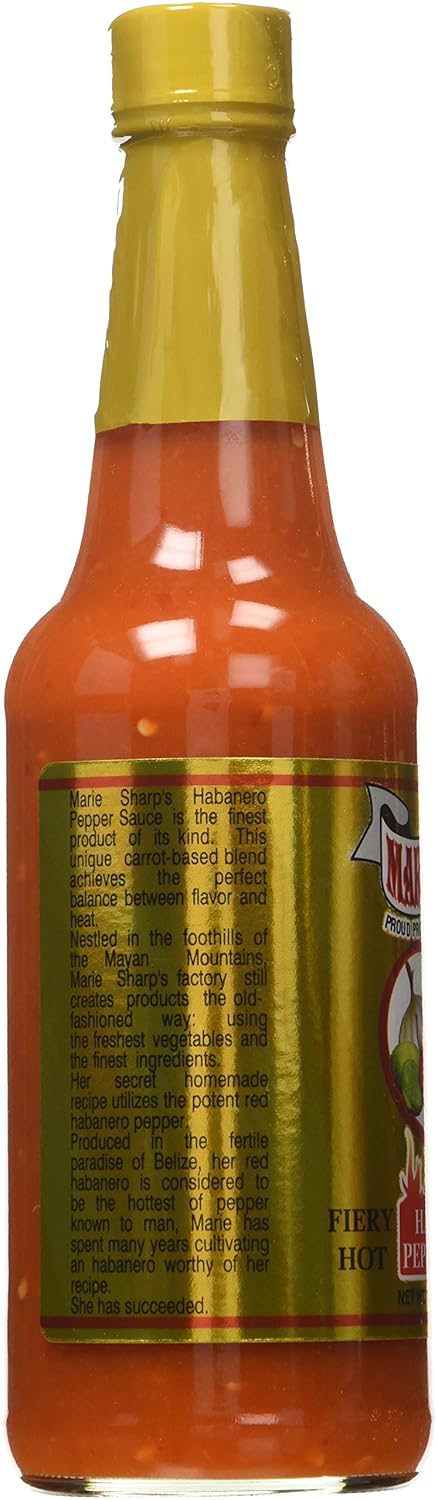 Marie Sharp's Fiery Hot Sauce, 10 Ounce (Pack of 2)