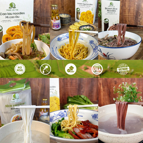 Premium Vietnamese Rice Noodle Collection - Natural & MSG-Free