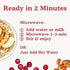 6g 5g 24 (3 Pack) Earnest Eats Superfood Oatmeal Cranberry Almond Flax Vegan, Gluten-Free, Plant Protein, Fiber, No