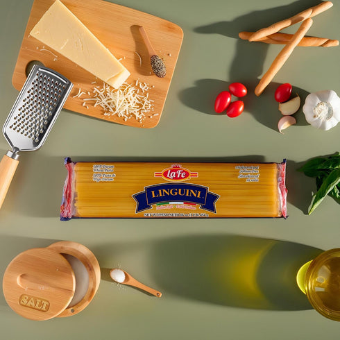 16oz 3 Pack La Fe Linguini Pasta - - Unenriched Semolina Wheat Italian Pasta Linguini - Cholesterol & Sodium Free