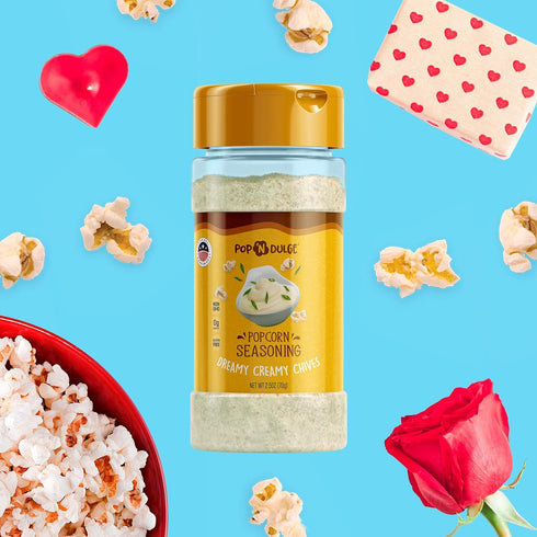 Popcorn Seasoning Dreamy Creamy Chives Gourmet Flavoring Variety Pack, 2.5 Ounce (Pack of 3)