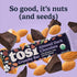 (6G 3s, 1oz, 12-Pack Tosi Nut Bars, Almond Dark Chocolate, Healthy Snacks for Adults & Kids, Plant Based Crunchy Bars