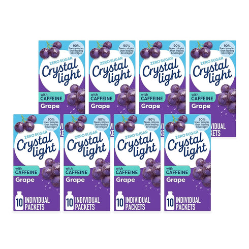 Crystal Light On The Go Energy Grape - Caffeine Energy Releasing, 10-Packet