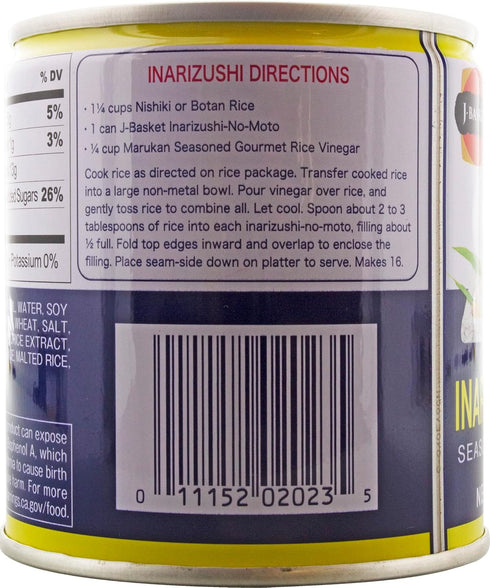 10 (Pack 4) Jfc International Inarizsushi No Moto, Ounce