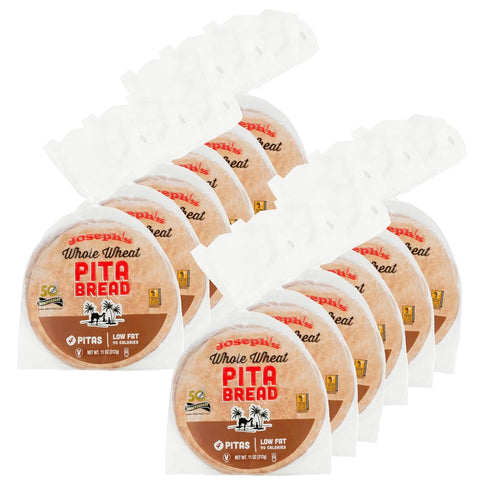 Joseph's Whole Wheat Pita Bread - Low Calorie - Kosher and Vegan