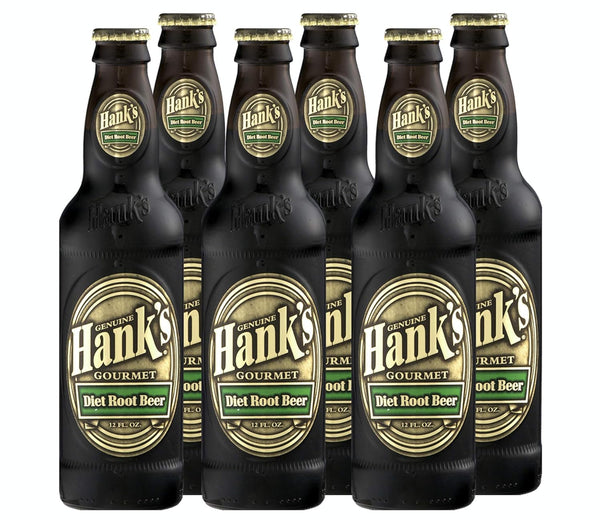 Hank's Gourmet Sodas Pack of 6 - (Diet Root Beer)