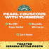 21-Ounce (Pack 1) RiceSelect Pearl Couscous with Turmeric, Israeli-Style Wheat Couscous Pasta, Non-GMO, Jar