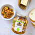 14 oz Buram Honey with Nuts - Healthy Protein Snacks - Peanuts, Walnuts, Pistachios, Hazelnuts - Resealable Jar - High