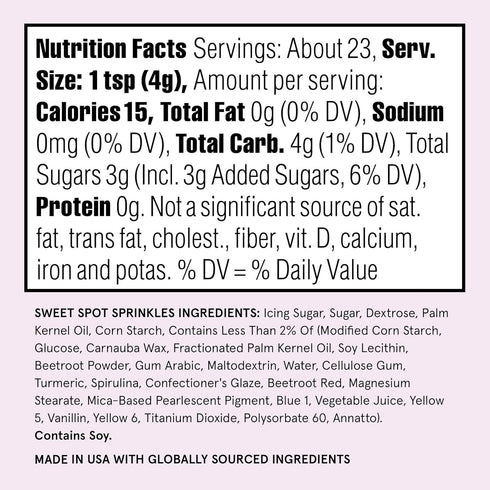 Summer 1 Pack (0.5c) Fancy Sprinkles Sweet Spot Sprinkles Vibes Collection Donut and Ice Cream Shaped Candies in Pastel