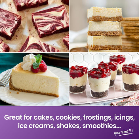 LorAnn Oils Cream Cheese Bakery Emulsion, 4 Oz, Ideal for Boosting Fruit Tones in Cakes, Gluten-Free, Keto-Friendly