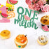 Set of 27 Glitter Watermelon Cake Cupcake Toppers, One in a Melon Birthday Party Decor, Kids Party Supplies for Baby
