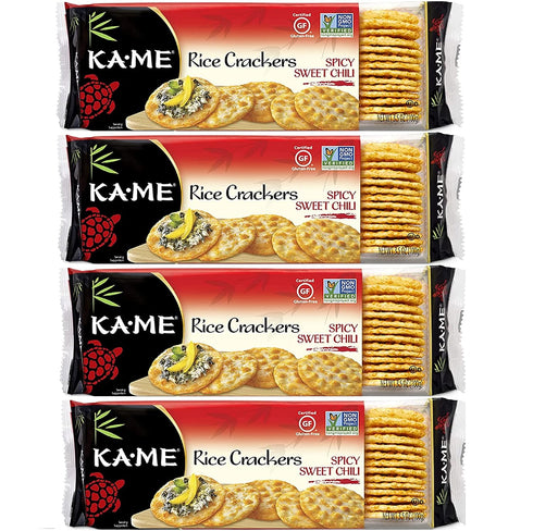 Ka-Me Rice Crackers Gluten Free And Non GMO Verified - Spicy Sweet