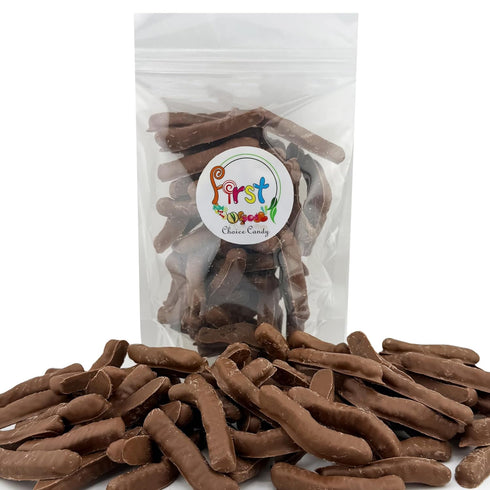 Gummy (1 (Pack 1), FirstChoiceCandy Chocolate Covered Worms Pound of Milk Chocolate)