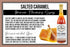 Bee in Your Bonnet Premium Flavoring Syrup - Salted Caramel, made with real honey & natural ingredients, 355ml / 12 oz