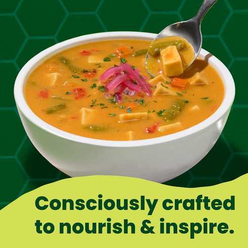 16.3 oz (12 Pack) Pacific Foods Organic Curry Potato and Vegetable Soup, Can