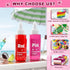 '-10 70ml Set, 24 oz Food Coloring Liquid Colors x Food Dye Large Capacity Vibrant Edible Paint for Frosting, Cake