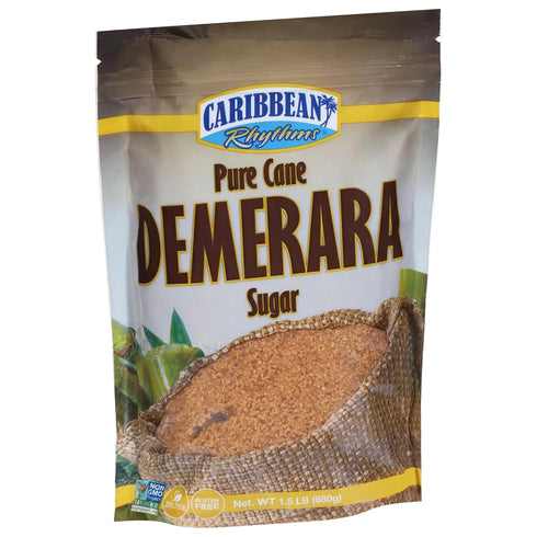 CARIBBEAN RHYTHMS 1.5 lb. Pure Cane Demerara Sugar
