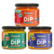 Growee Vegan Dip Pack Plant-Based Queso & Hummus Alternative, Nut-Free Mayo &