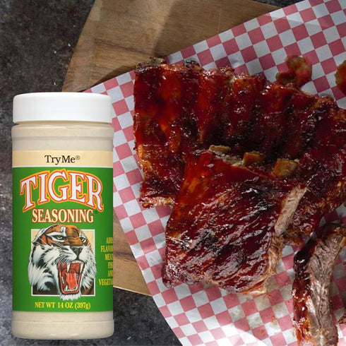 Try Me Tiger Seasoning for Meat, Fish and Vegetables, 14oz Bottle (Pack of 1)