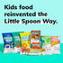 5 Packs 20 Packs Little Spoon Strawberry Smash Fruit Ripper, With Strawberry + Apple, Real Fruit Snack for Kids, No