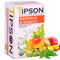 Tipson Organic Moringa Herbal Tea - Caffeine Free Mango Flavor - 25 Premium Double Chambered Bags - Keto/Paleo