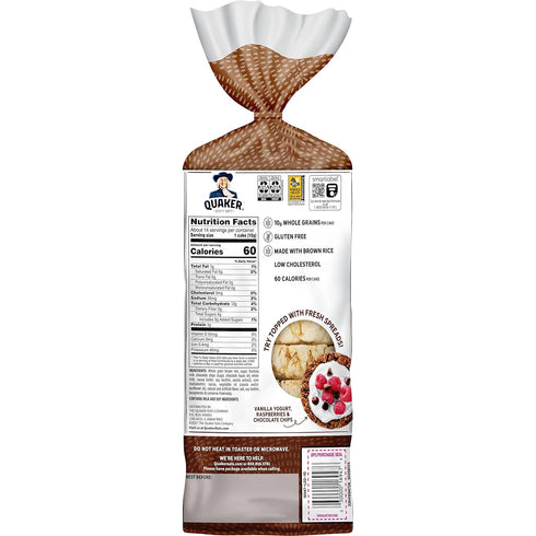 7.23 oz Quaker Rice Cakes Chocolate Crunch