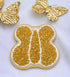 Sweet Evas SHIMMER METALLIC SPARKLING GOLD SUGAR CRYSTALS-Dairy Free,Gluten Free,Egg Free,Vegan,Soy Free,Nuts