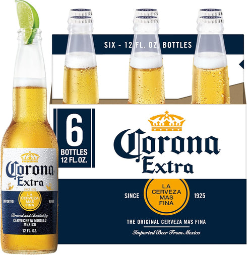 Corona Extra , 6 pk, 12 oz Bottles, 4.6% ABV