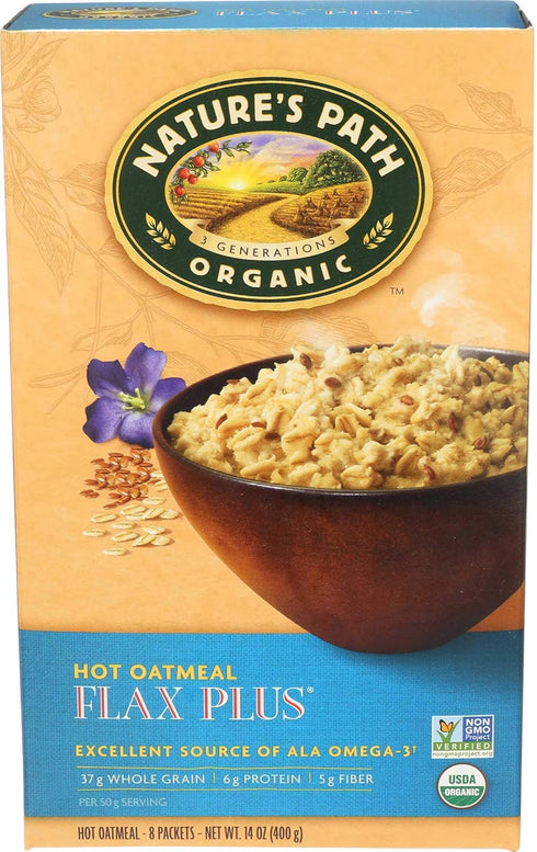 Natures Path Organic Flax n Oat Hot Oatmeal, 14 Ounce - 6
