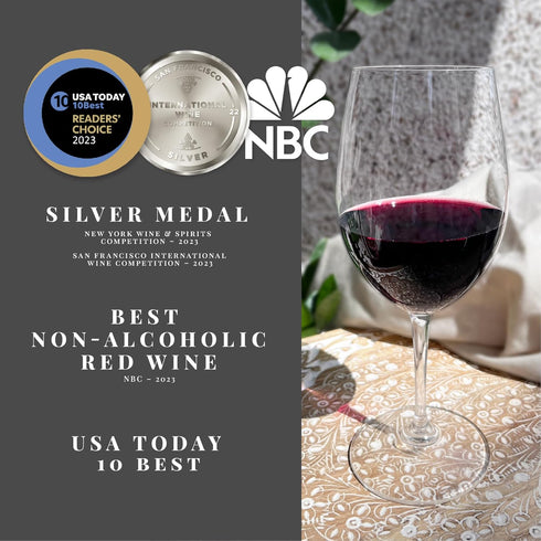 750 ml (1 Joyus Non-Alcoholic Red Wine, Cabernet Sauvignon, Award Winning Best In Class Dealcoholized Wine, Complex
