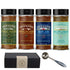 Grub Kicker 4-Pack Spice Gift Set Appalachian All Purpose, Baja Fish Taco,