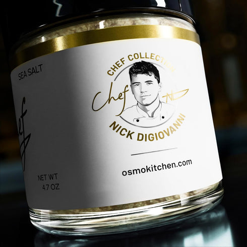 Hand-Packed (4.7oz Pack 1) Osmo Roasted Garlic Sea Salt By Chef Nick DiGiovanni, Premium Sea Salt for Cooking, Perfect