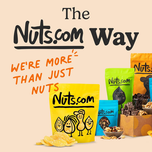 (2 lbs) Nuts.com Crystallized Ginger Pieces - Premium Crystallized Ginger Slices - Spicy & Sweet Candied Ginger Pieces