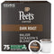 Peet's Coffee, Dark Roast Keurig K-Cup Pods, 100% Arabica Coffee - Major