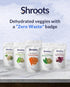 (45g 1.59 oz, Pack 1) SHROOTS Dehydrated Carrot Flakes Air Dried Dehydrated Vegetable, Gluten Free, Pure Veg, No Added