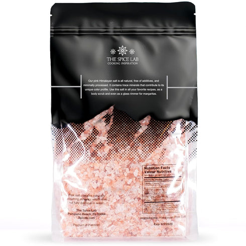 2.2 lb 1 The Spice Lab Pink Himalayan Salt Coarse Grain, / Kilo - Himalayan Pink Salt for Grinder Refill Gourmet Pure
