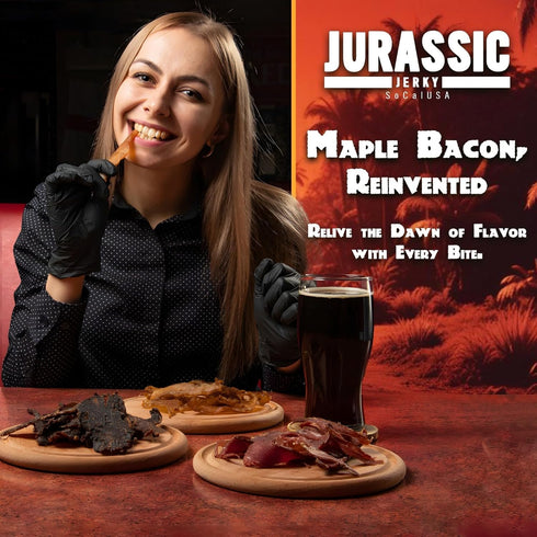 Carnivore Candy Old Fashioned Maple Bacon Jerky, 2oz Bag