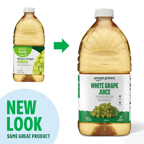 64 Oz Amazon Grocery, White Grape Juice, Fl