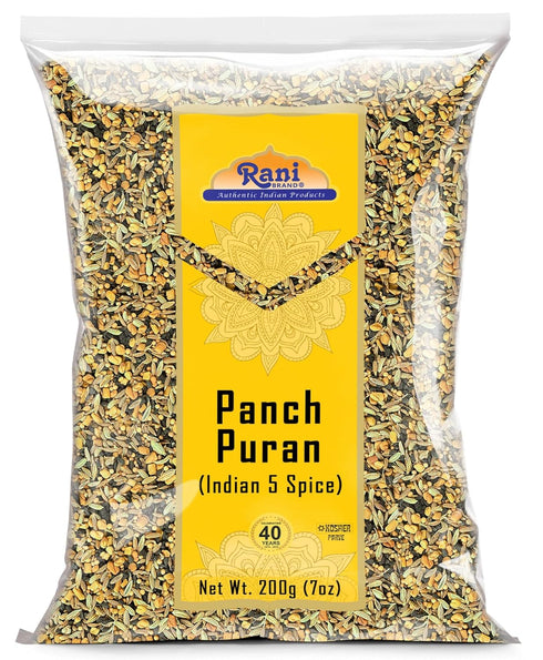 Rani Panch Puran (5 Spice) 7oz (200g) - All Natural, Vegan, Gluten Friendly, NON-GMO, Kosher, Indian Origin (Equal