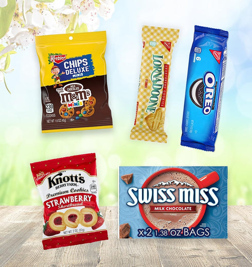 Beyond The Box package Get well Soon, One Tough Cookie Gift Basket, Care Snack Box with Cookie, Balloon, Beautifully