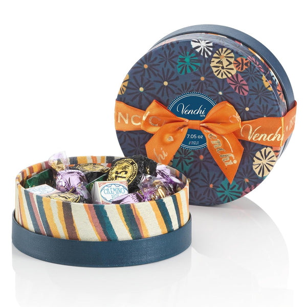 Venchi - Murrine Collection - Small Blue Hamper with Assorted Chocolates, Gift
