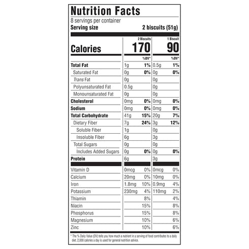 Post 15 Oz Shredded Wheat Big Biscuit, Whole Grain, Non-Gmo, Heart Healthy Breakfast Cereal