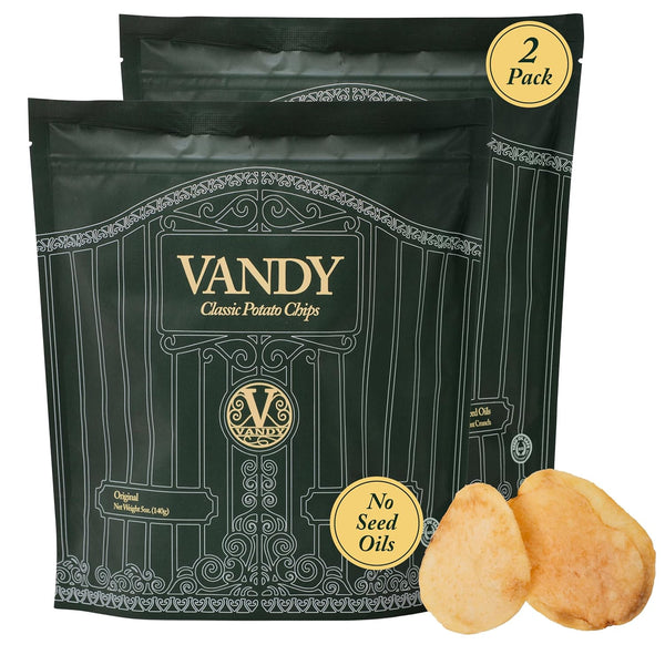 Vandy Crisps Potato Chips - Vegetable & Seed Oil Free Snacks -