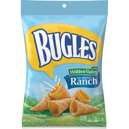 Bugles Salty Snacks Ranch Bag, 14.5 Ounce (Pack Of 6)