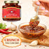 (6.4 oz) Garlic Gold Organic Crunchy Chili Crisp Olive Oil Infused with Garlic & Chili, USDA Organic, Gluten Free