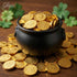 Empire Delights 100 Count Chocolate Gold Coins Foil Wrapped Milk Chocolate Candy St. Patricks Day, Party Favors